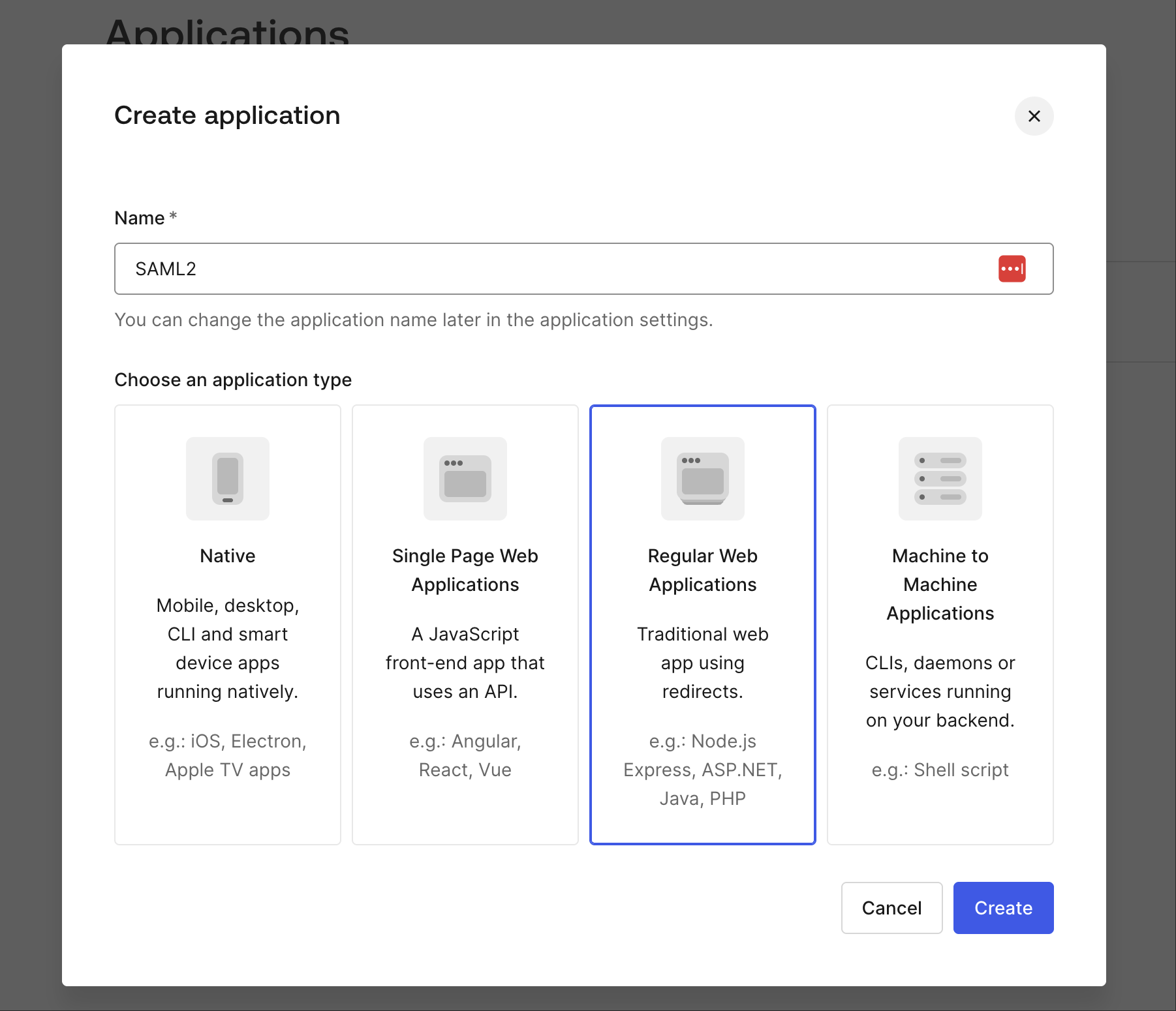 create-saml-app