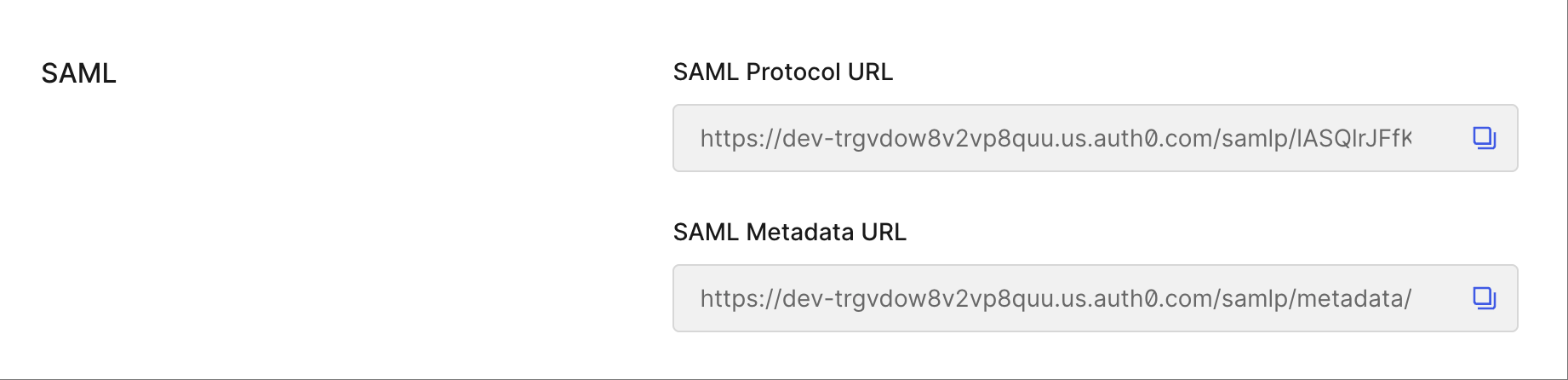 Auth0 SAML 地址